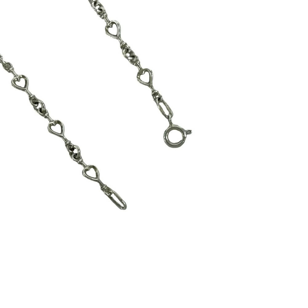 TIFFANY Vintage Silver Heart Charm Bracelet - Picture 5 of 7